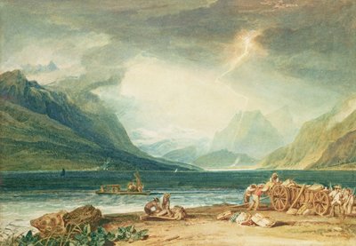 Thun-søen af Joseph Mallord William Turner